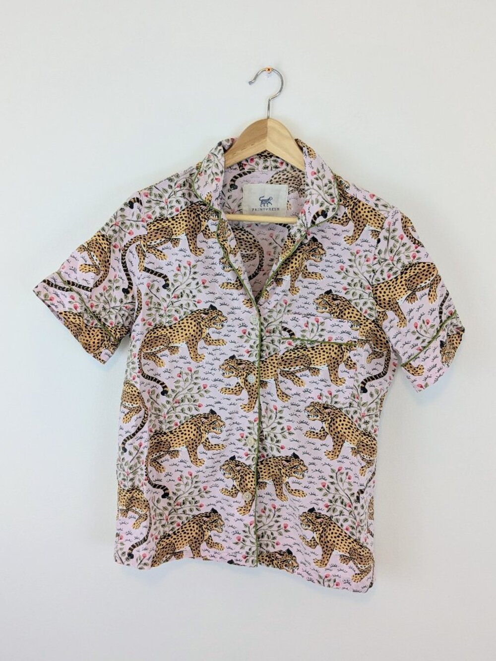 PRINTFRESH Bagheera Pink Pajama PJ Top